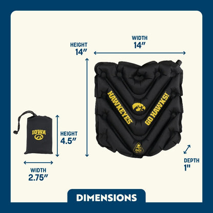 College V Seat™ Inflatable Stadium Cushion - Iowa Hawkeyes - Classic Fan Pick