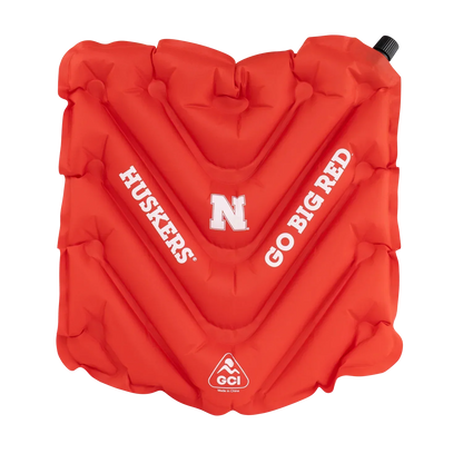 College V Seat™ Inflatable Stadium Cushion - Nebraska Cornhuskers - Stadium Comfort