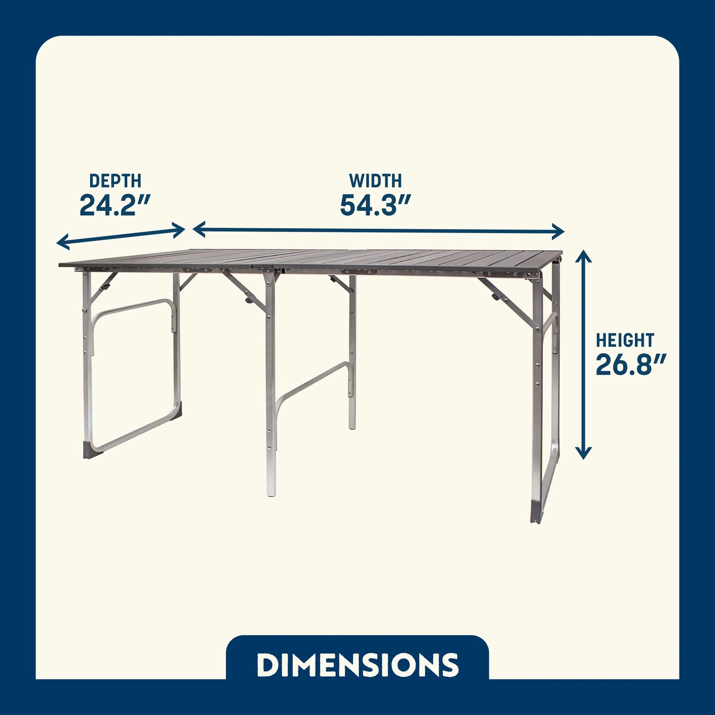 Slim-Fold Table - Outdoor Serve