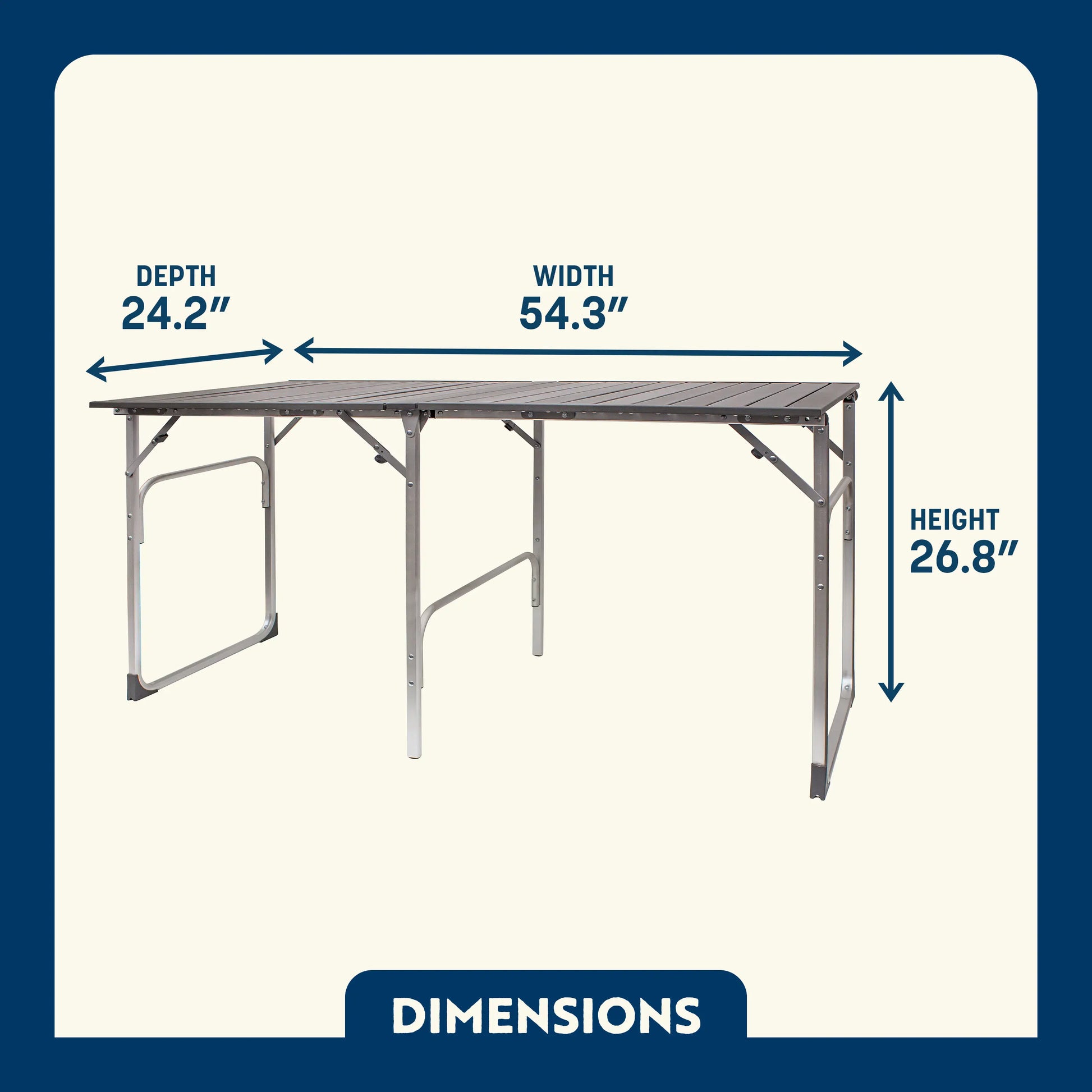 Slim-Fold Table - Outdoor Serve