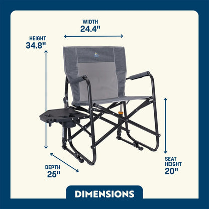 Freestyle Rocker™ with Side Table - Classic Prep