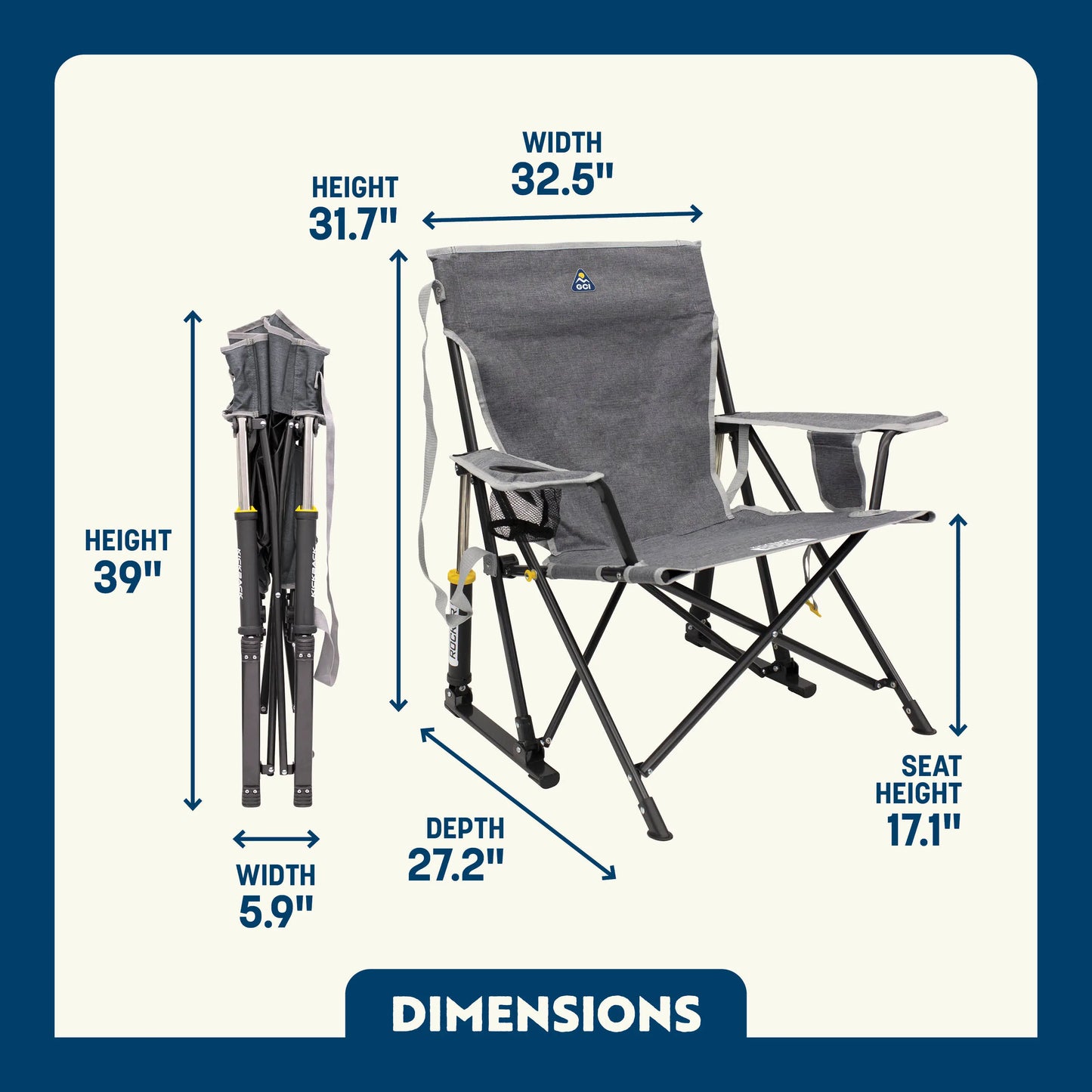 Kickback Rocker™ - Camp Comfort