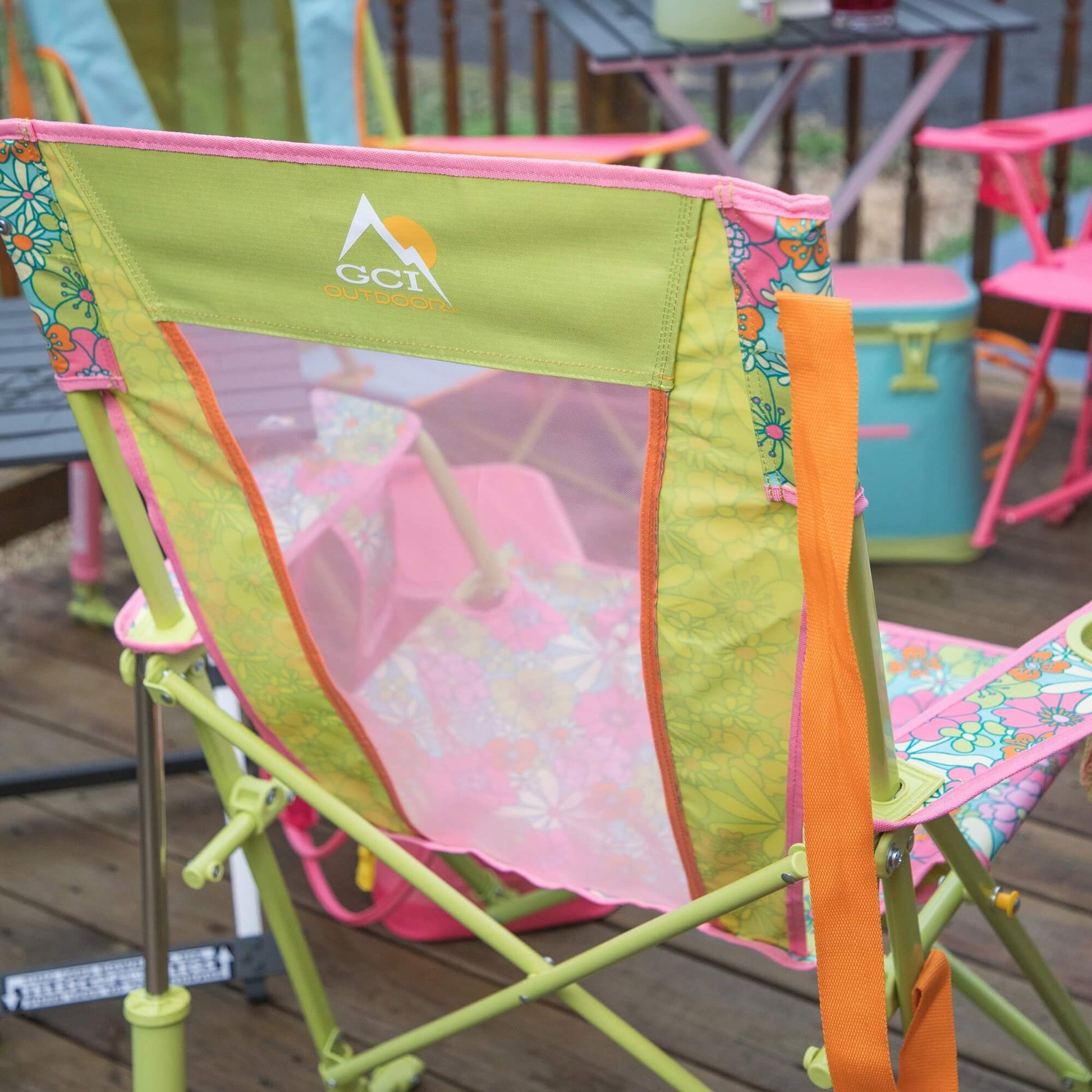 Comfort Pro Rocker - Floral - Backyard Style