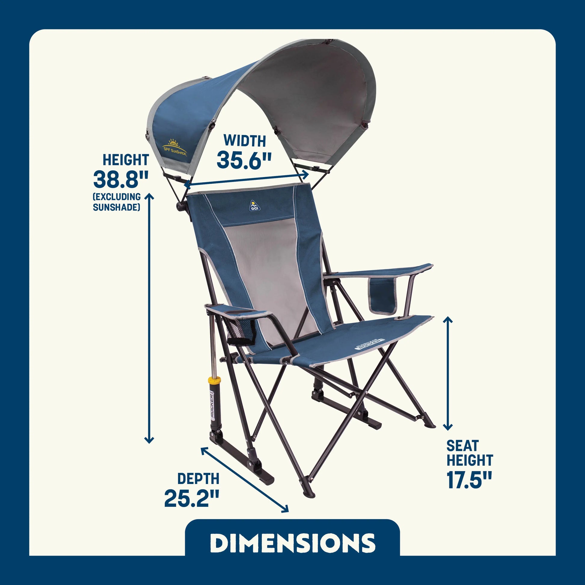 SunShade Rocker™ - Waterside Cover