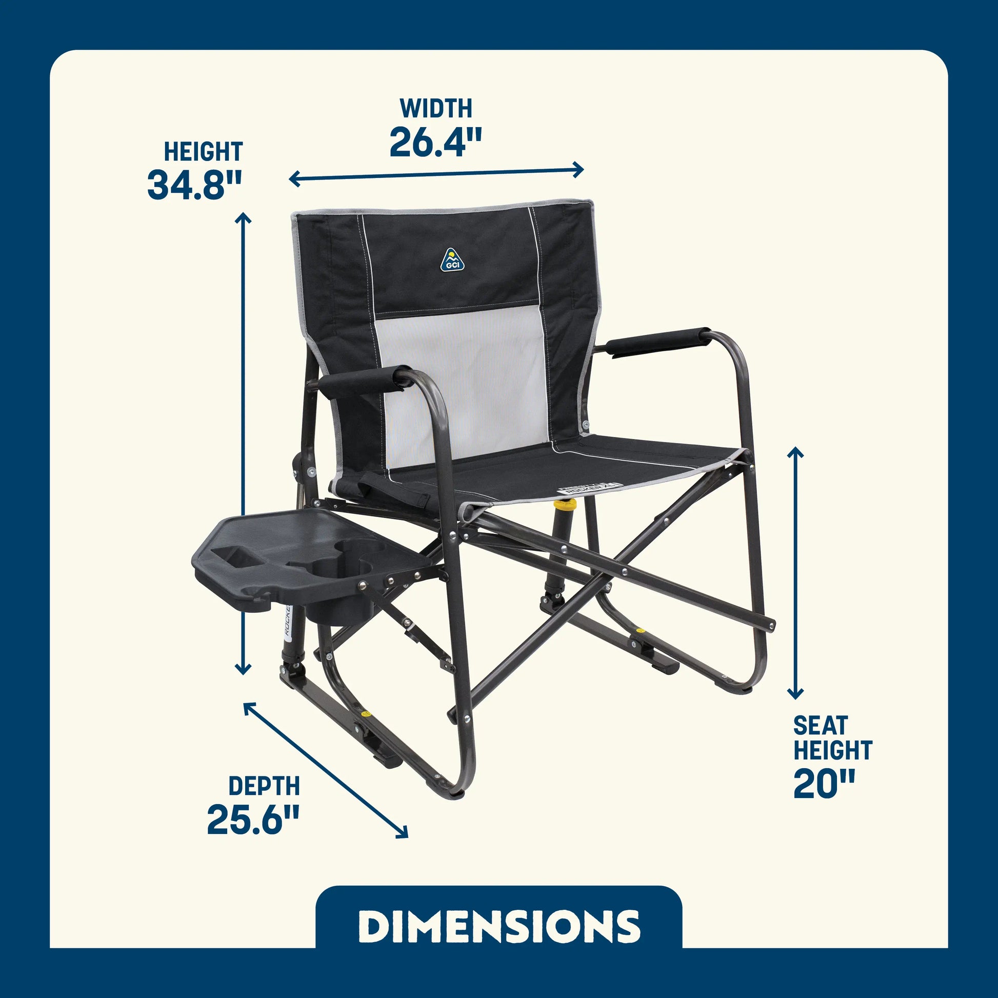 Freestyle Rocker XL™ with Side Table - Weekend Prep