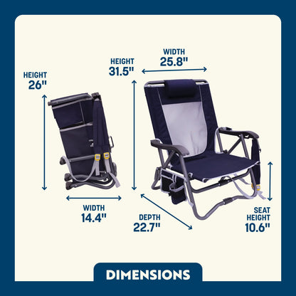 Bi-Fold Slim Event Chair™ - Home Ready