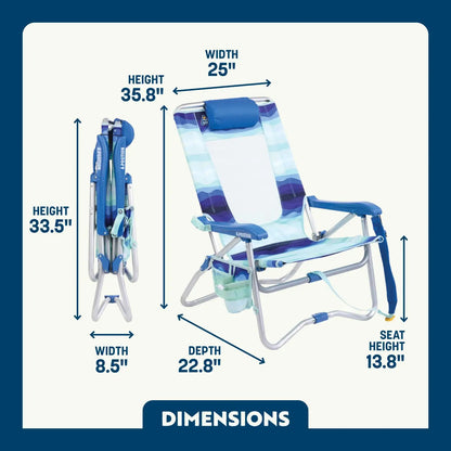 Bi-Fold Beach Chair™ - Seaside Choice