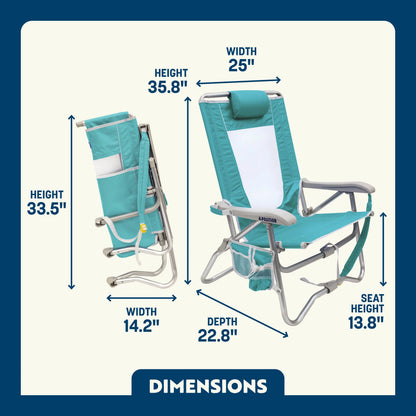 Bi-Fold Beach Chair™ - Coastline Carry