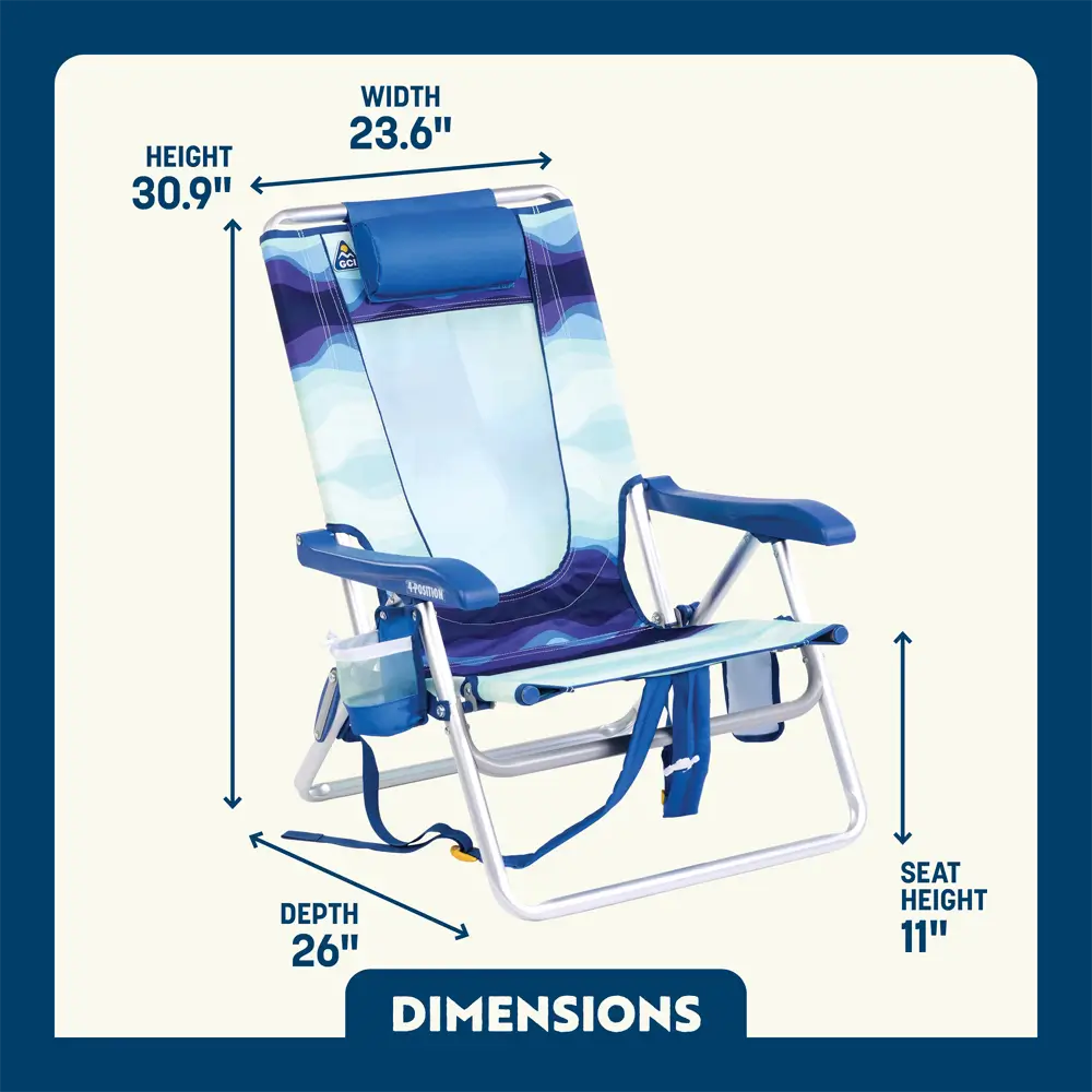 Backpack Beach Chair™ - Harbor Choice