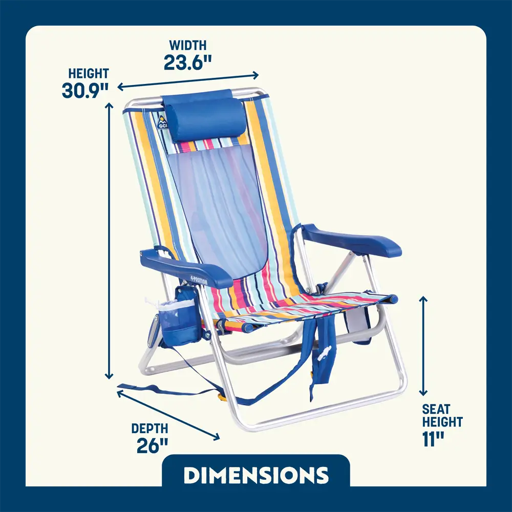 Backpack Beach Chair™ - Summer Water Ready