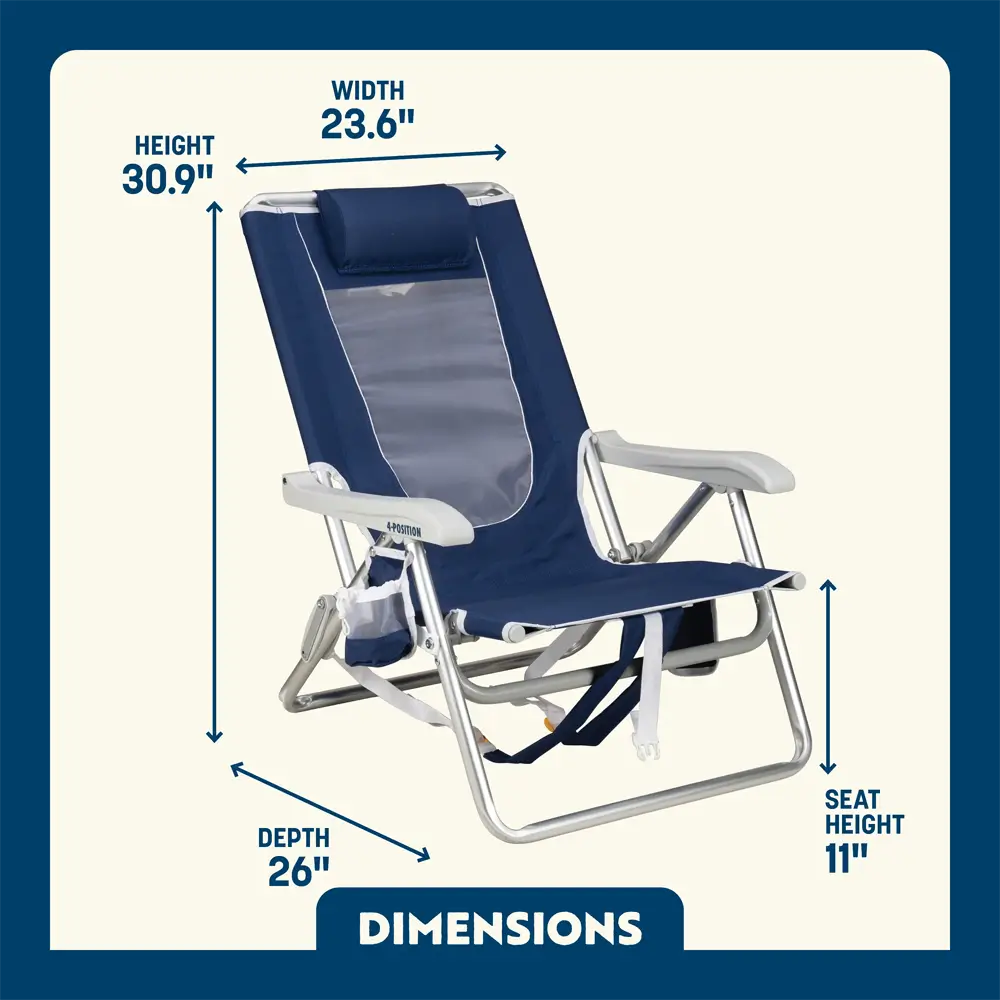 Backpack Beach Chair™ - Harbor Choice
