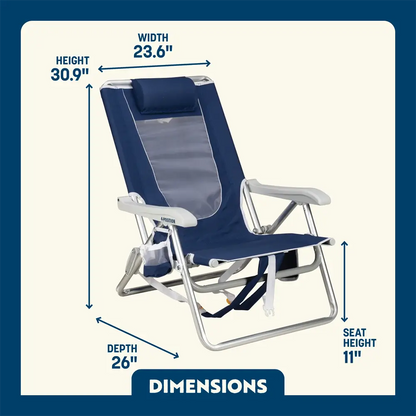 Backpack Beach Chair™ - Summer Water Ready