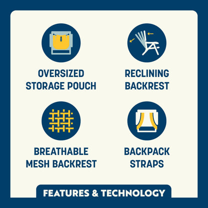 Backpack Beach Chair™ - Summer Water Ready