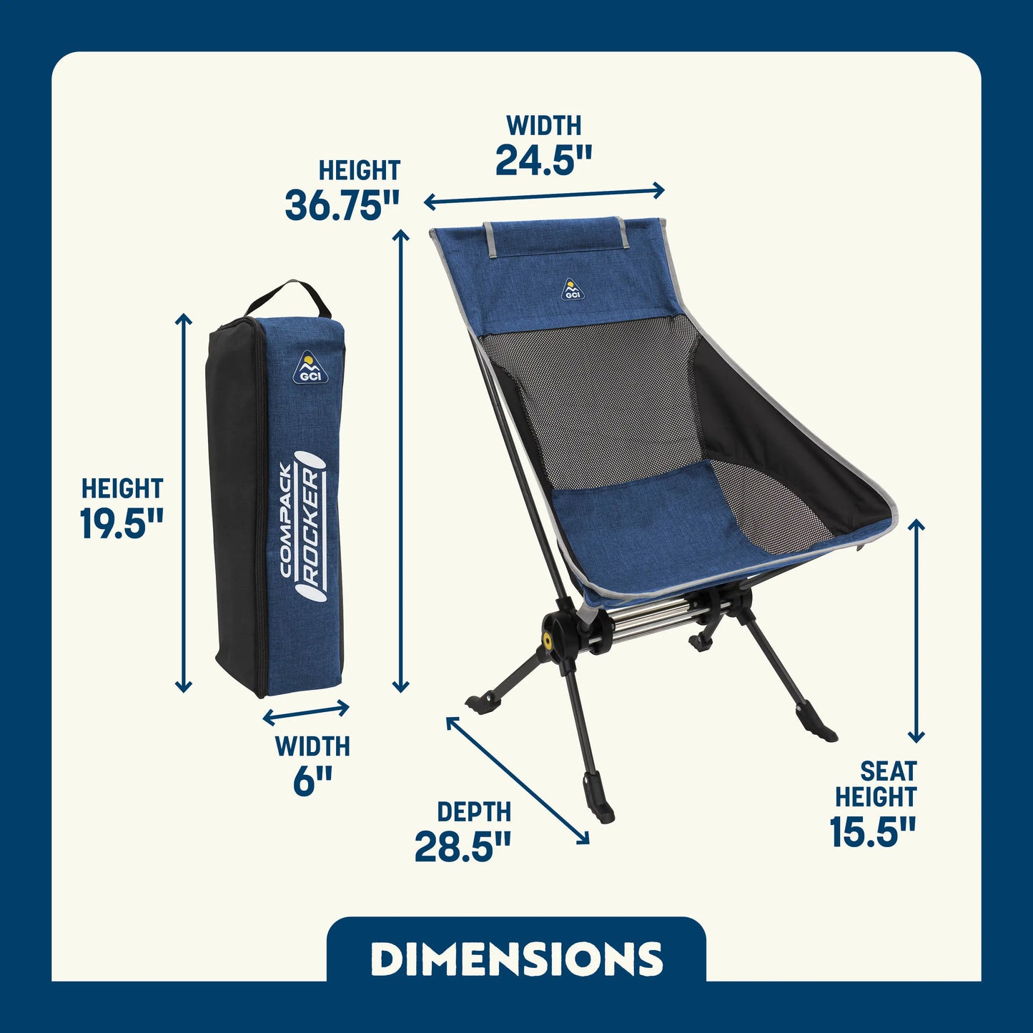 ComPack Rocker™ - Weekend Ease