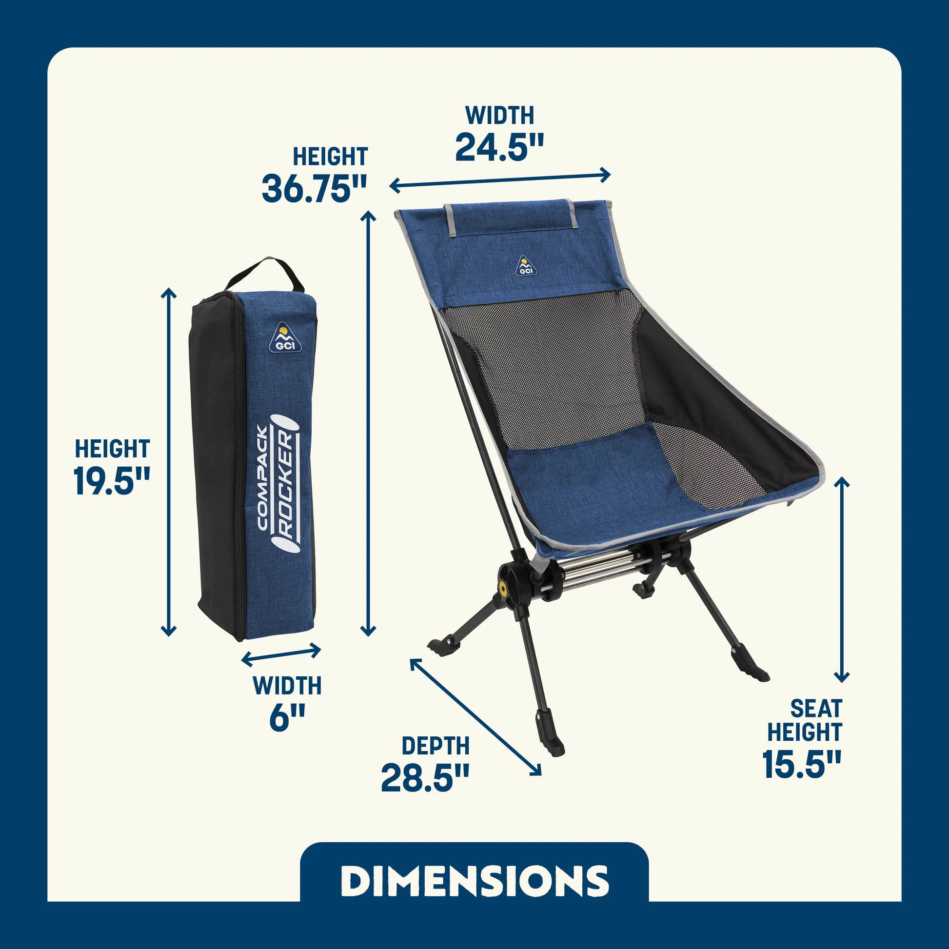 ComPack Rocker™ - Weekend Ease
