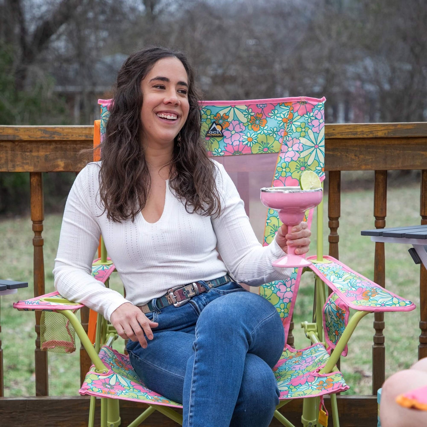 Comfort Pro Rocker - Floral - Backyard Style