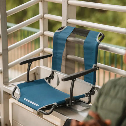 Big Comfort Stadium Chair™ with Armrests - Game Day Choice