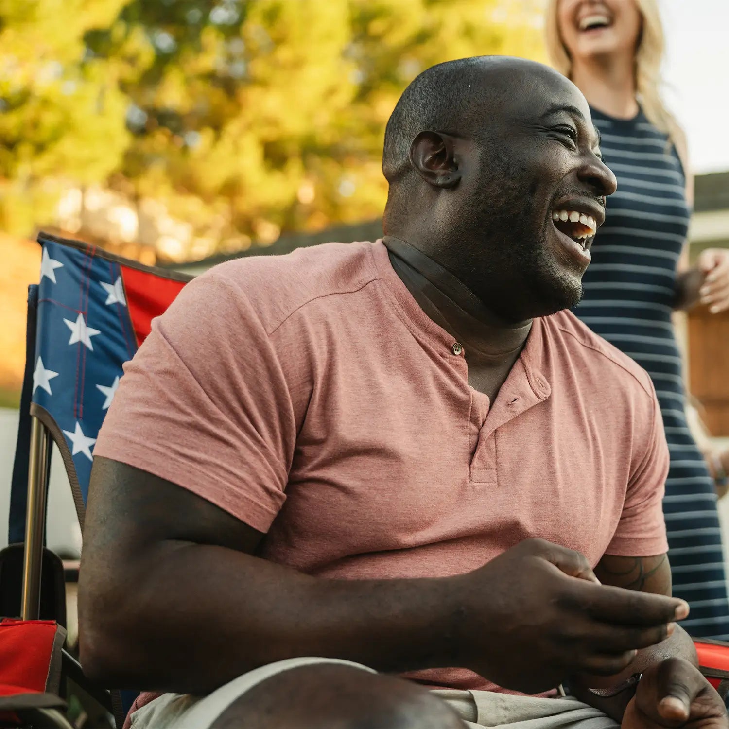 Comfort Pro Rocker™ - USA Anniversary Deluxe - Tailgate Comfort