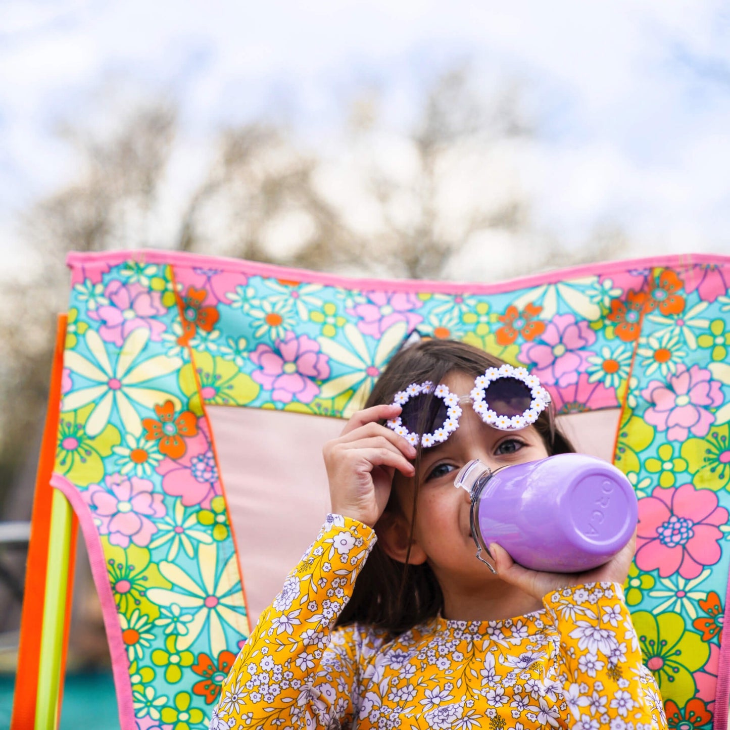 Comfort Pro Rocker - Floral - Backyard Style