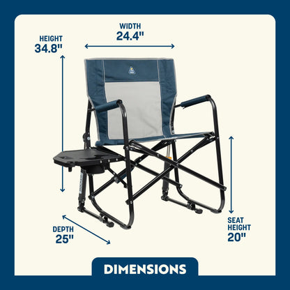 Freestyle Rocker™ with Side Table - Classic Prep