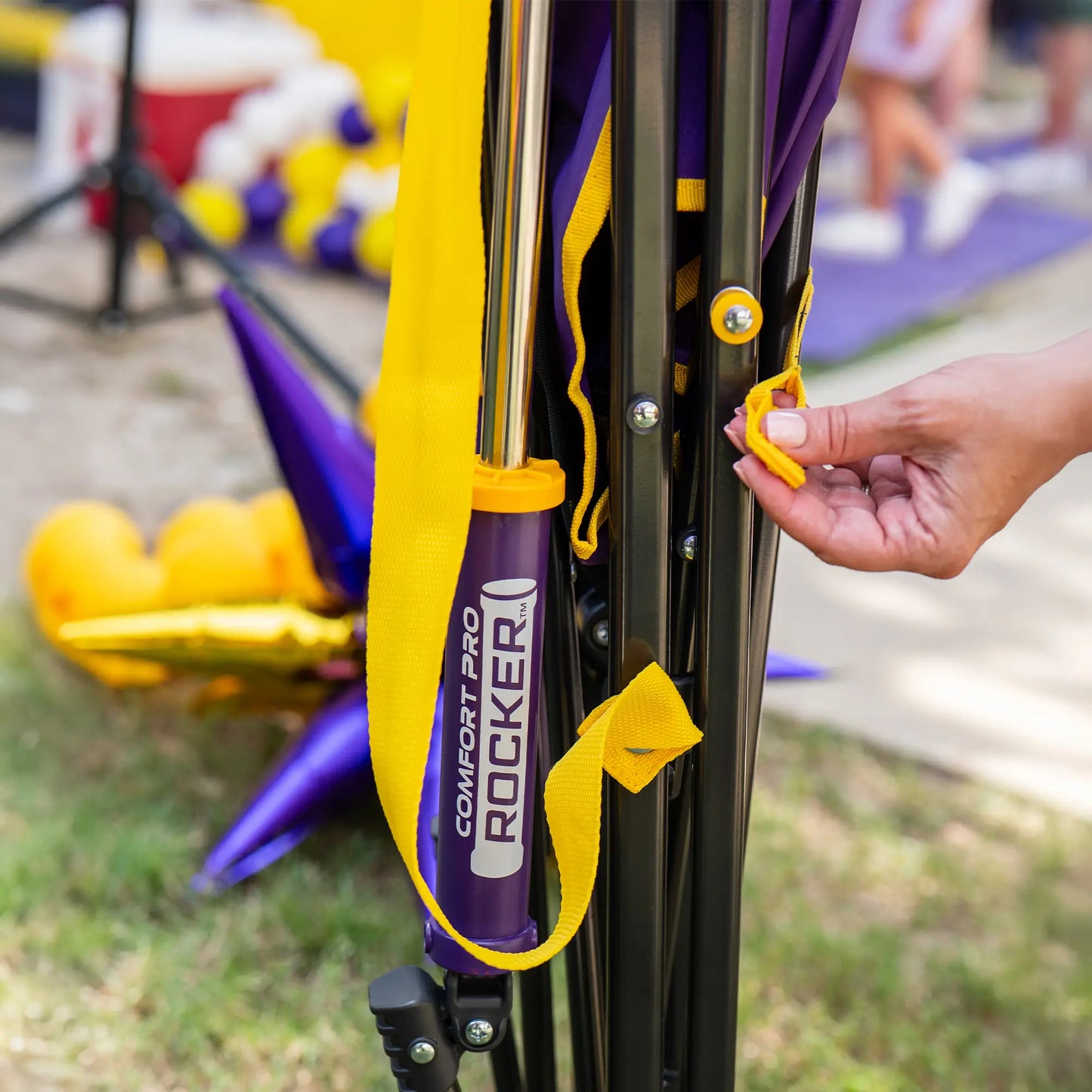 College Comfort Pro Rocker™ - LSU Tigers - Tailgate Pick