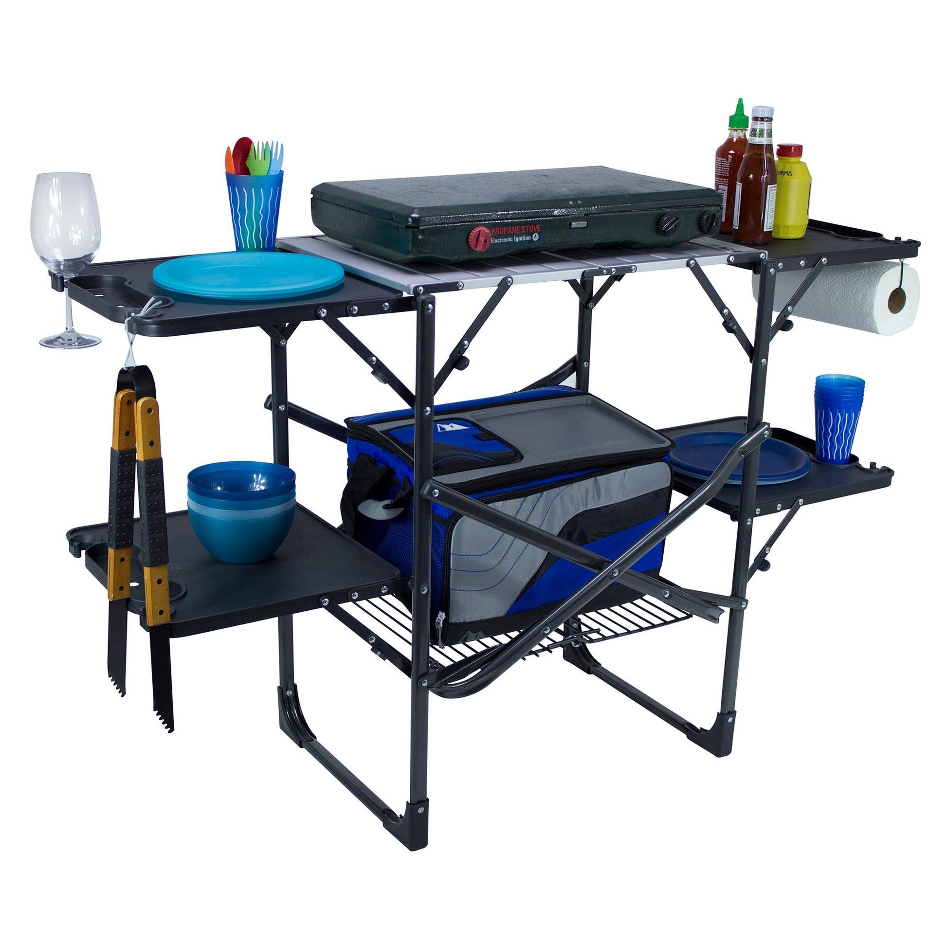 Slim-Fold Cook Station™ - Tailgate Setup