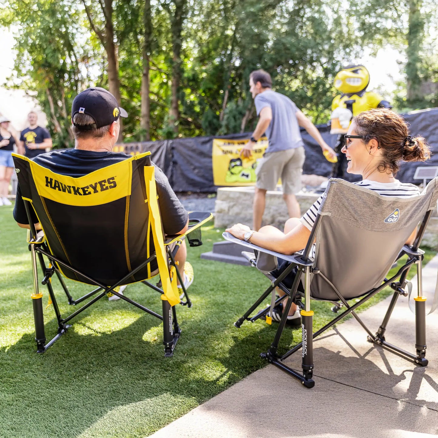 College Comfort Pro Rocker™ - Iowa Hawkeyes - Game Day Fit