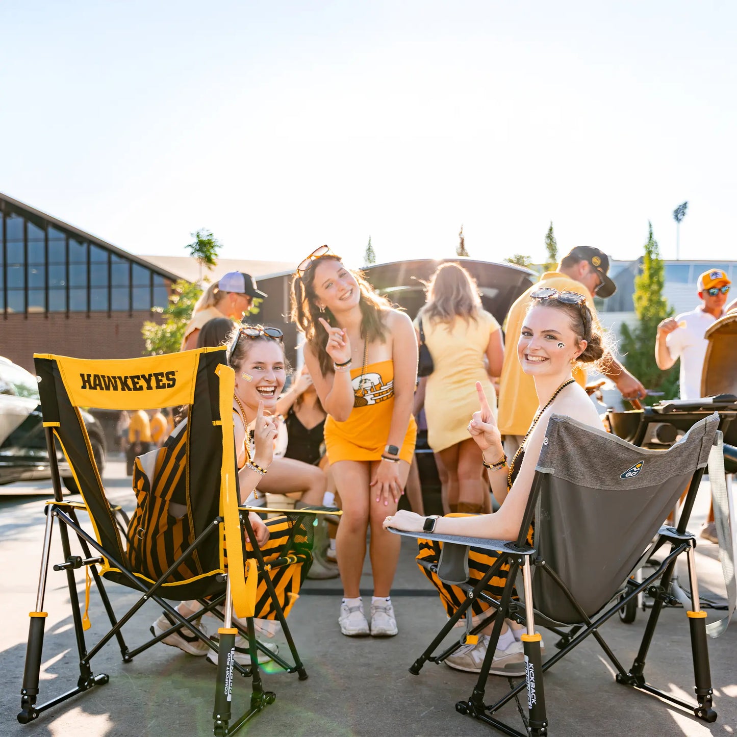 College Comfort Pro Rocker™ - Iowa Hawkeyes - Game Day Fit