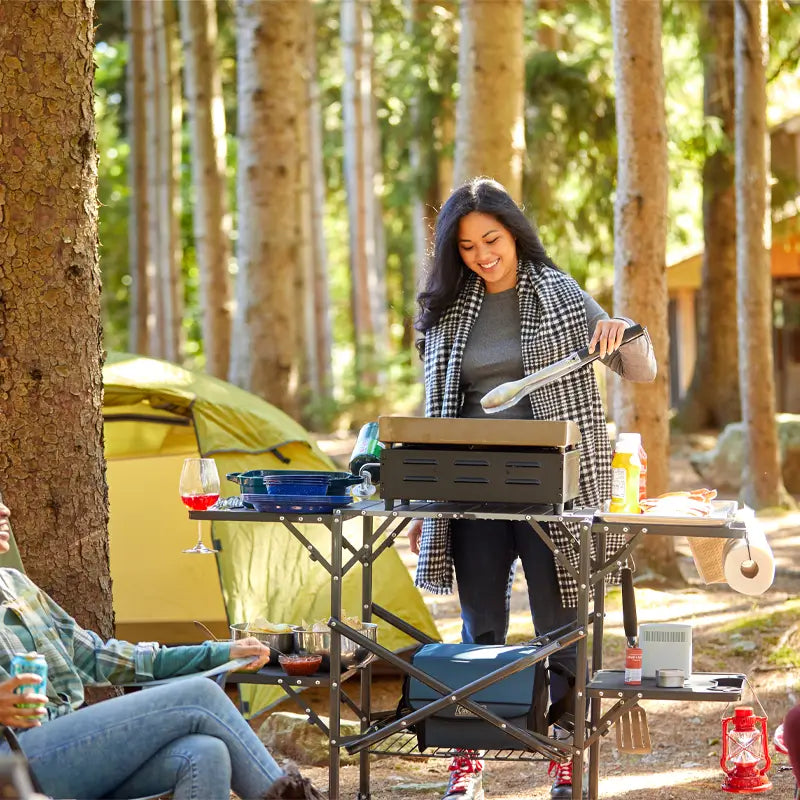 Slim-Fold Cook Station™ - Tailgate Setup