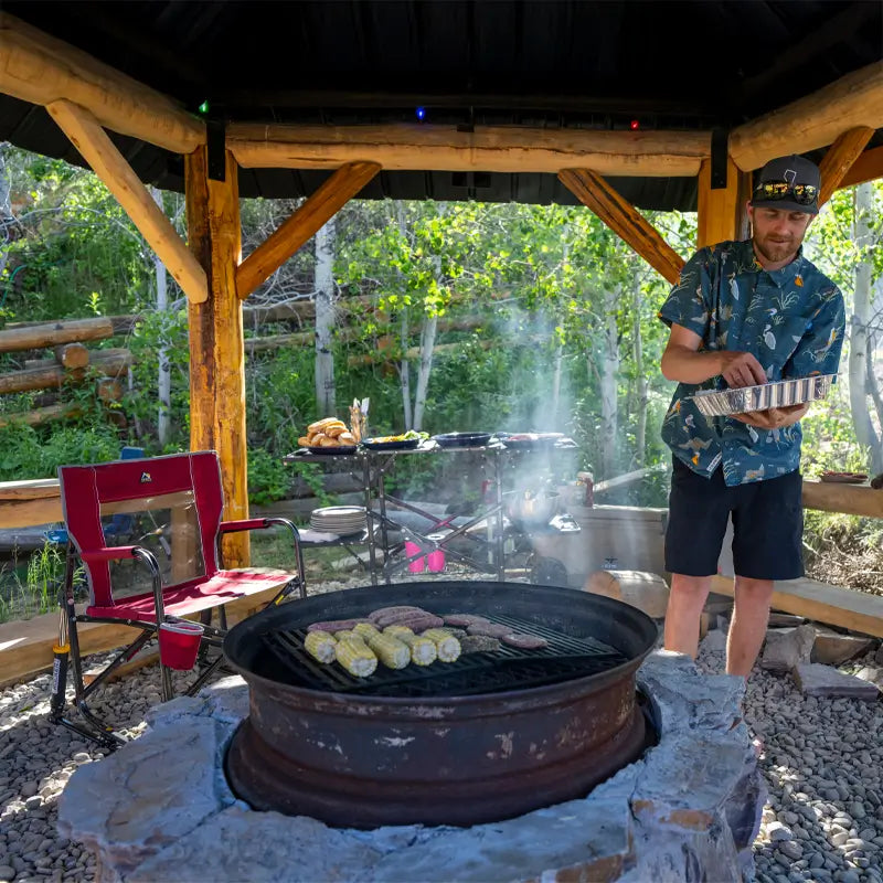 Slim-Fold Cook Station™ - Tailgate Setup