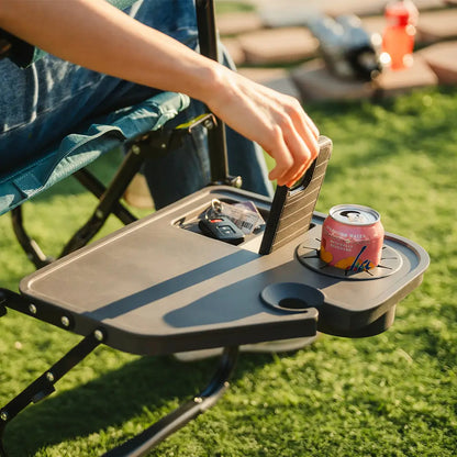 Stowaway Rocker™ with Side Table - Tailgate Prep