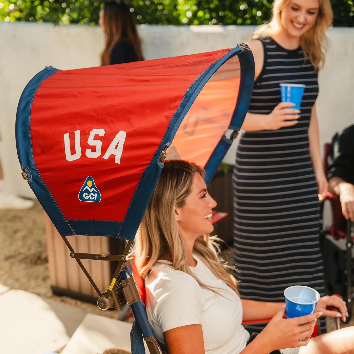 SunShade Accessory™ - USA Anniversary Deluxe - Beach Day Guard