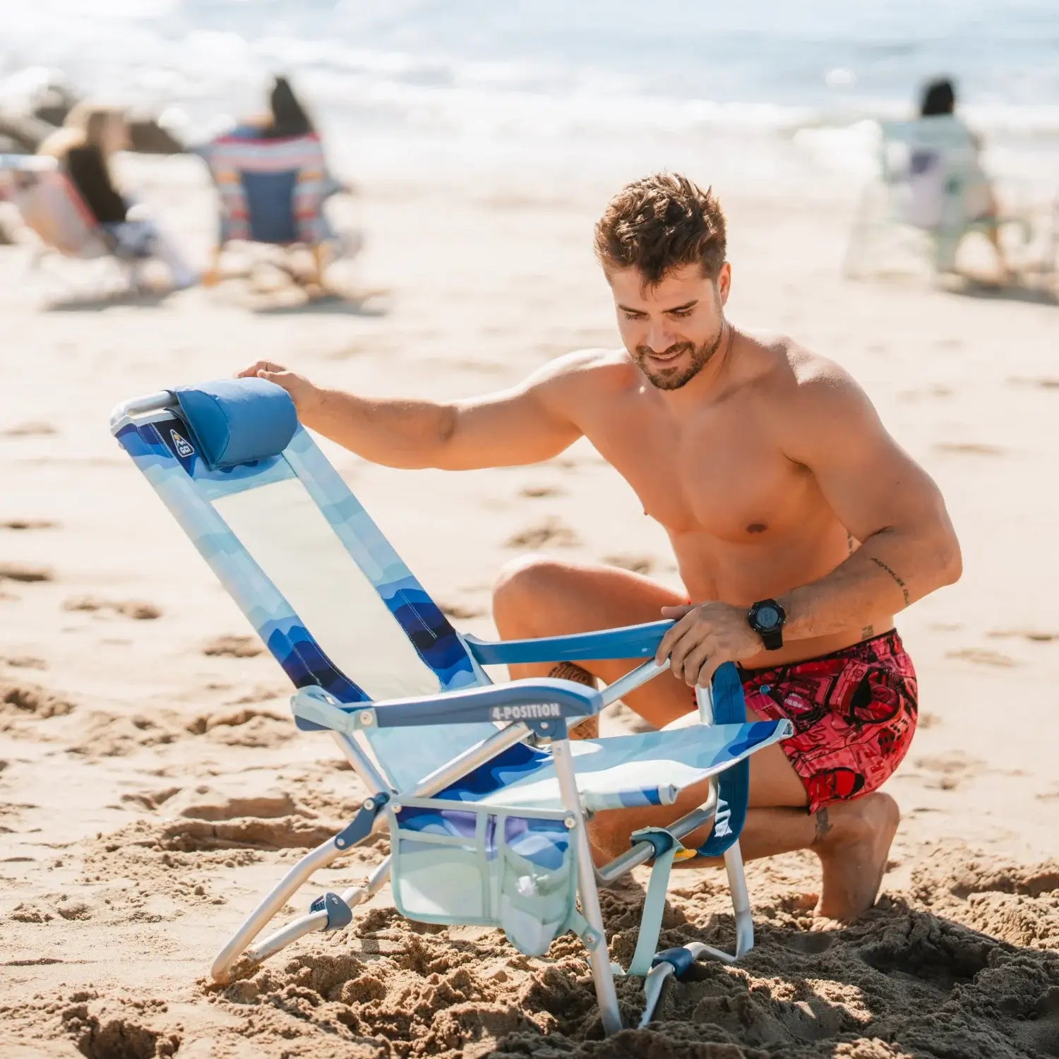 Bi-Fold Beach Chair™ - Coastline Carry