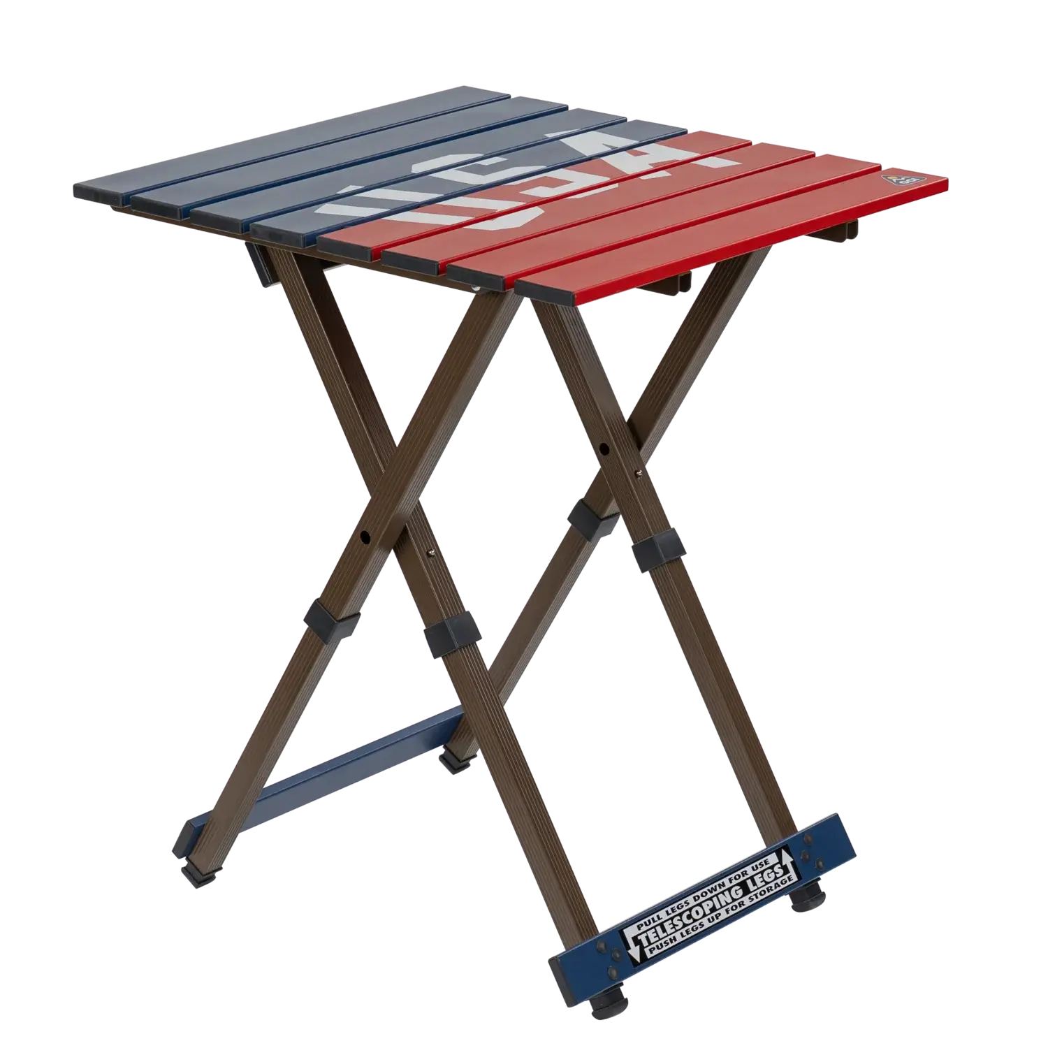 Compact Camp Table 20™ - USA Anniversary Deluxe - Tailgate Serve
