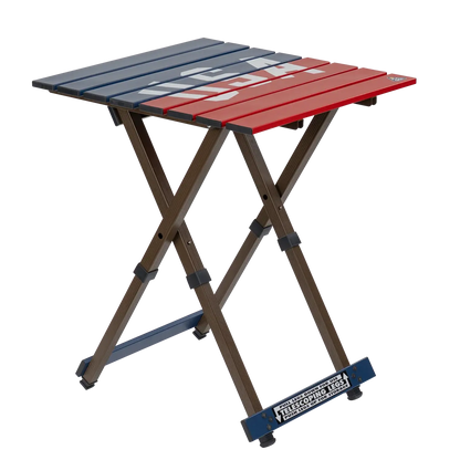 Compact Camp Table 20™ - USA Anniversary Deluxe - Tailgate Serve