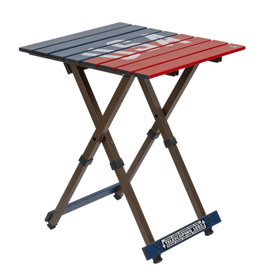 Compact Camp Table 20™ - USA Anniversary Deluxe - Tailgate Serve