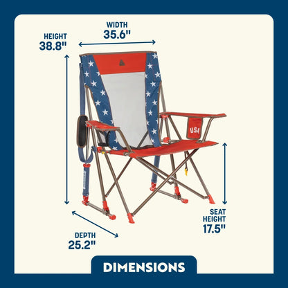 Comfort Pro Rocker™ - USA Anniversary Deluxe - Tailgate Comfort