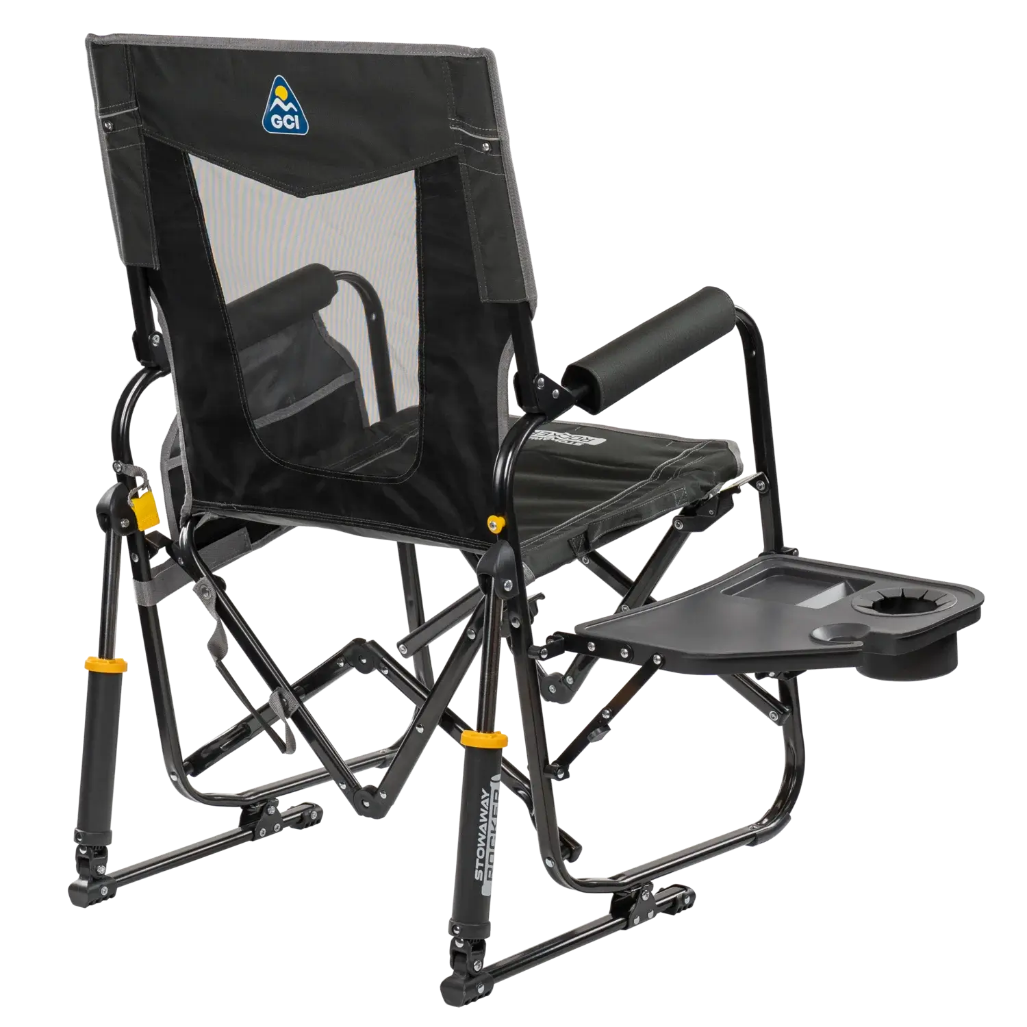 Stowaway Rocker™ with Side Table - Tailgate Prep