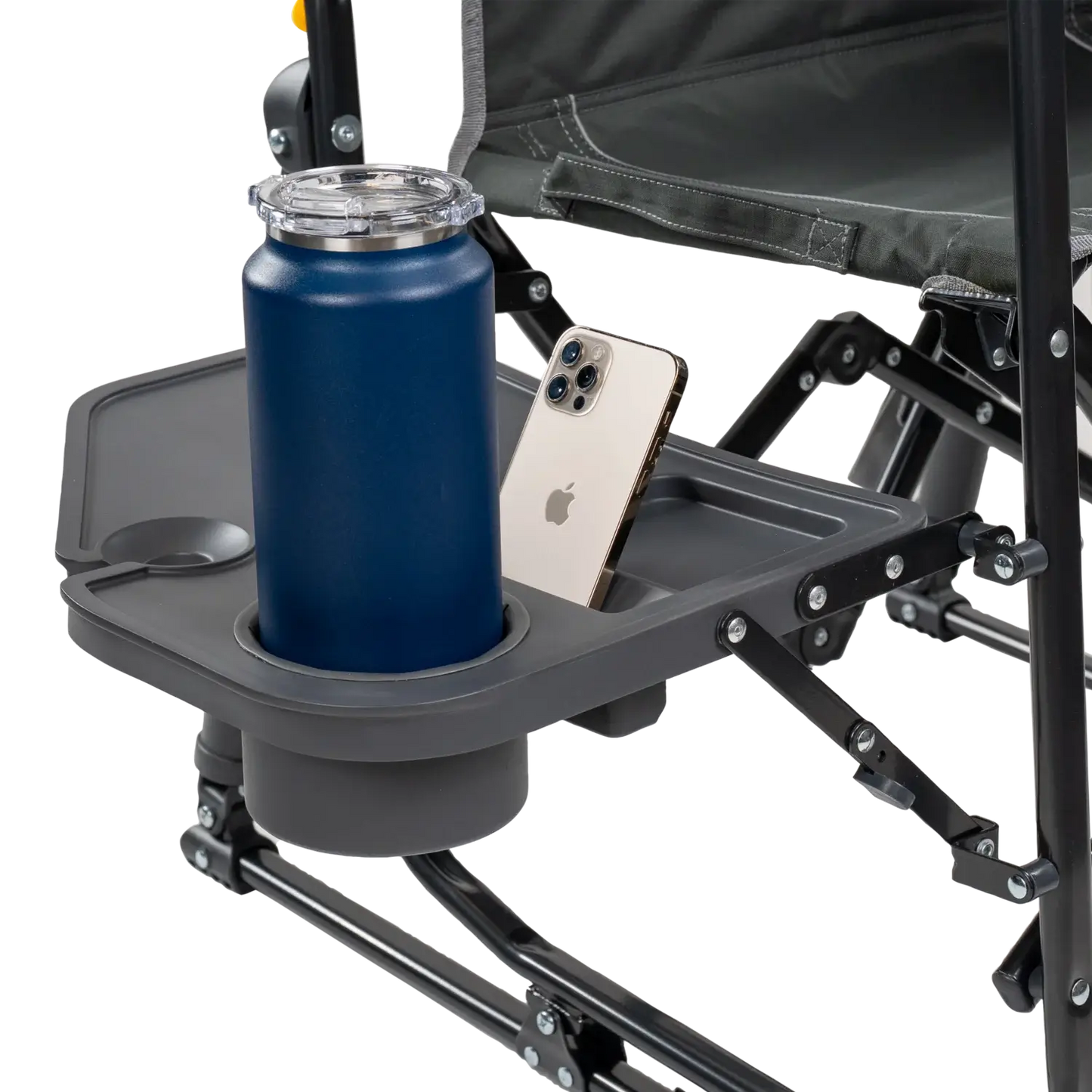 Stowaway Rocker™ with Side Table - Tailgate Prep