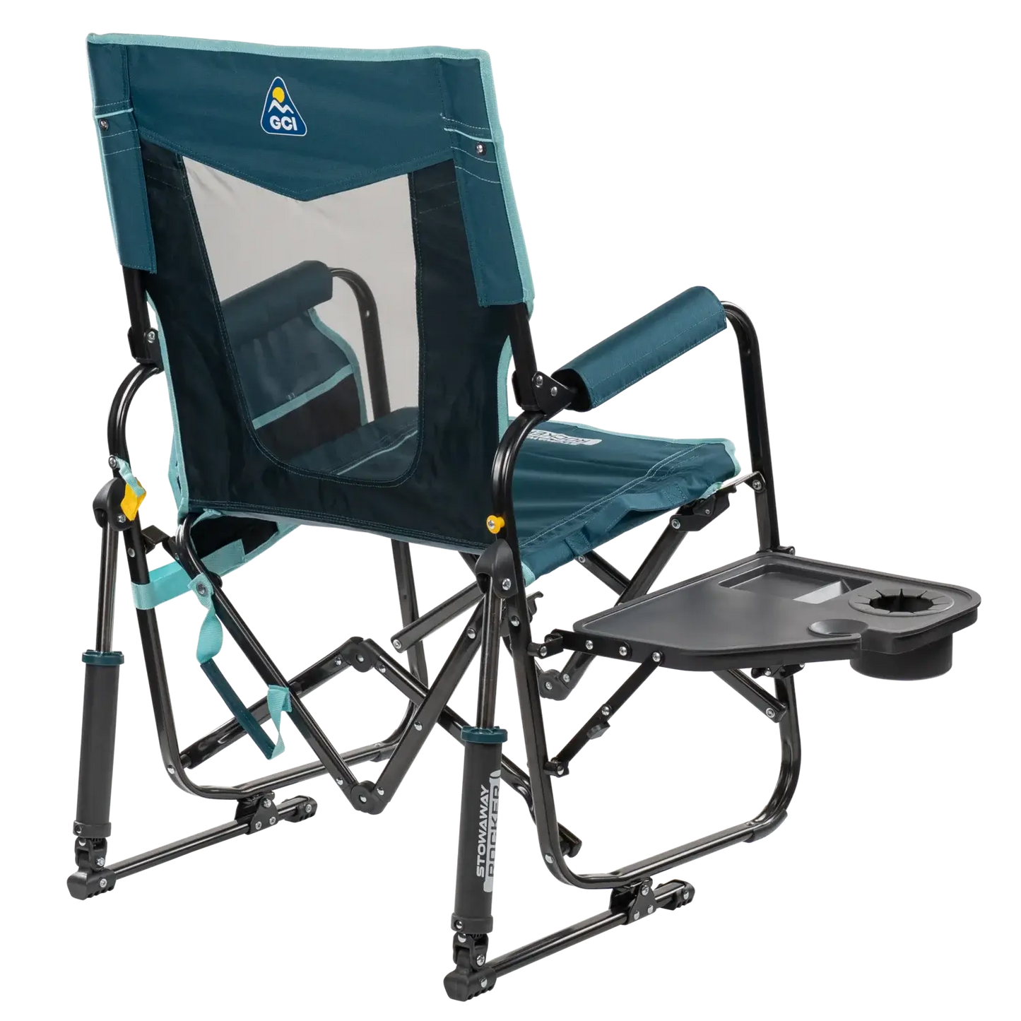 Stowaway Rocker™ with Side Table - Tailgate Prep