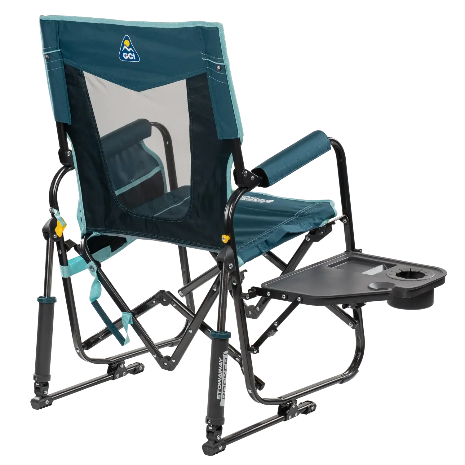 Stowaway Rocker™ with Side Table - Tailgate Prep
