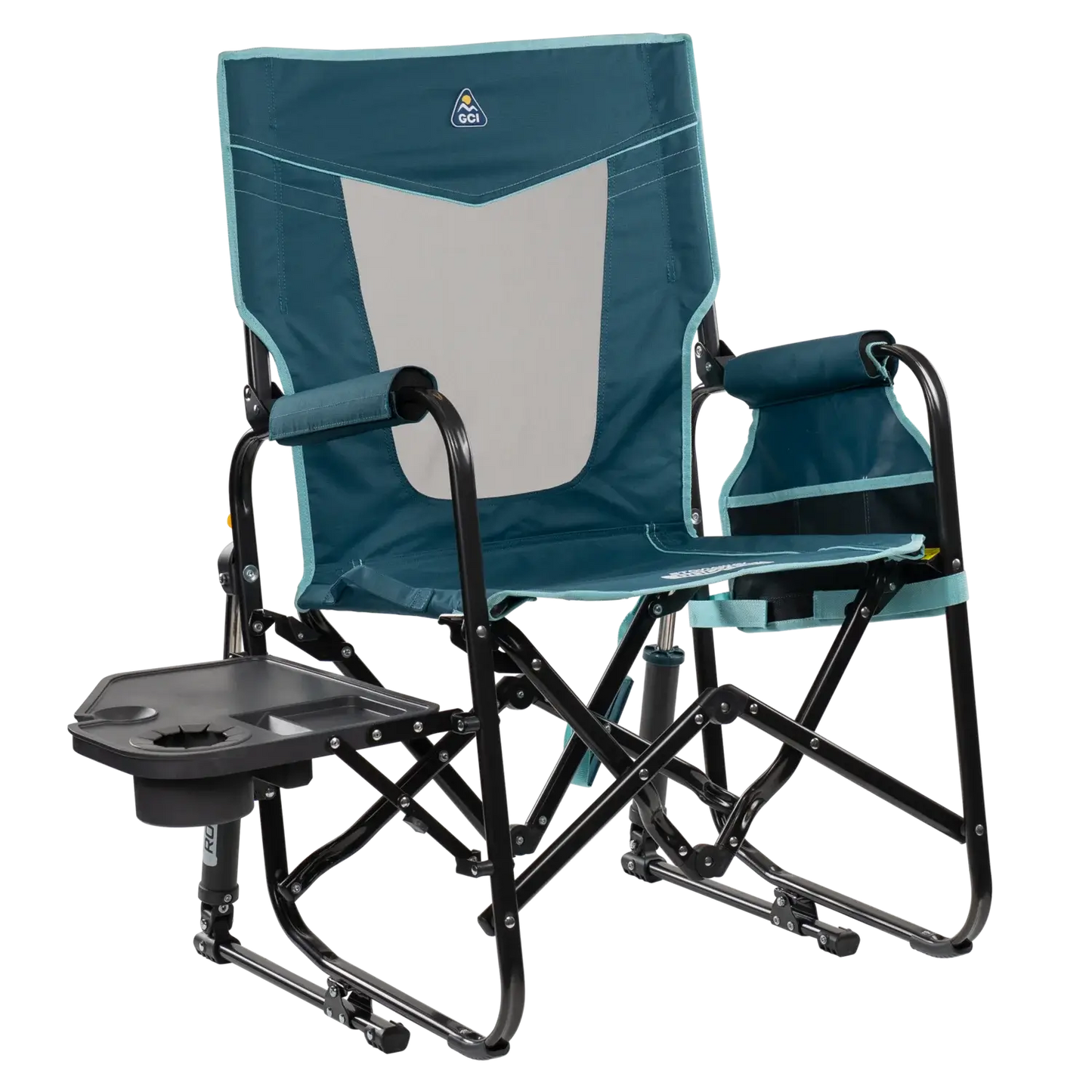 Stowaway Rocker™ with Side Table - Tailgate Prep
