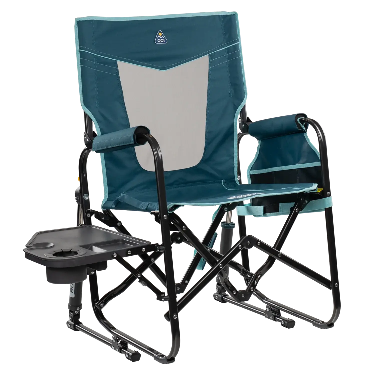 Stowaway Rocker™ with Side Table - Tailgate Prep