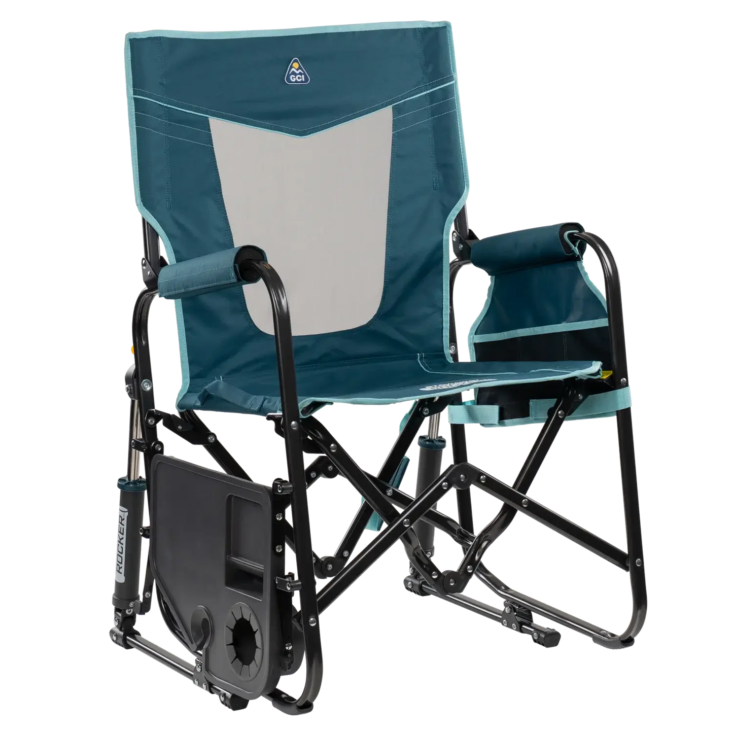 Stowaway Rocker™ with Side Table - Tailgate Prep